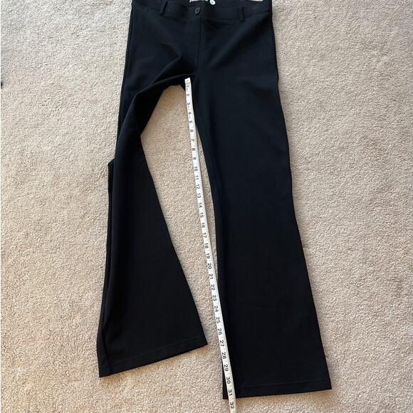 Betabrand Womens Black Pull-On Elastic Waist Bootcut Ponte Knit Pants Size Large - Picture 7 of 7